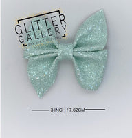 Glitter Gallery Exclusive Pinwheel Bow - Medium 3 inch/ 7.62cm TEMPLATE