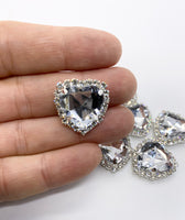 Heart Rhinestone Embellishments