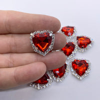 Heart Rhinestone Embellishments