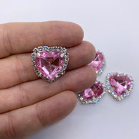 Heart Rhinestone Embellishments