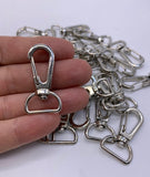 Silver Lobster Clasp Key Ring