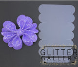 Glitter Gallery Petal Bow - Large 4 inch / 10.16cm TEMPLATE
