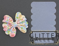 Glitter Gallery Petal Bow - Midi 2.75 inch / 6.98cm TEMPLATE