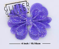 Glitter Gallery Petal Bow - Large 4 inch / 10.16cm TEMPLATE