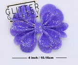 Glitter Gallery Petal Bow - Large 4 inch / 10.16cm TEMPLATE