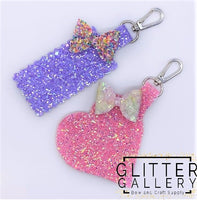 Exclusive GG Heart and Scallop Rectangle No Sew Foldover Key Fobs - TEMPLATE