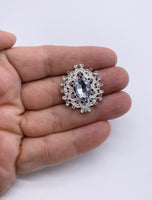 CLEARANCE! Were $4.95/ Now $3.20 - Fancy Oval shape Filigree Flatbacks 5pcs.