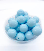 20mm Chunky / Bubblegum Beads - SOLID COLOURS