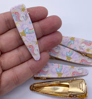 50% OFF! Were $5.20/ now $2.60 - Exclusive Custom Printed Acrylic Top Deluxe Alligator Clips