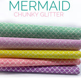Mermaid Scale Chunky Glitters.