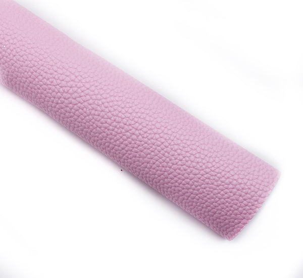 Light Pink Litchi Faux Leather Roll