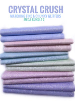 Crystal Crush - Matching Fine & Chunky Luxe Felt Backed Glitters Mega Bundle 2 - 50% OFF! - WAS $53.80 / NOW $26.90