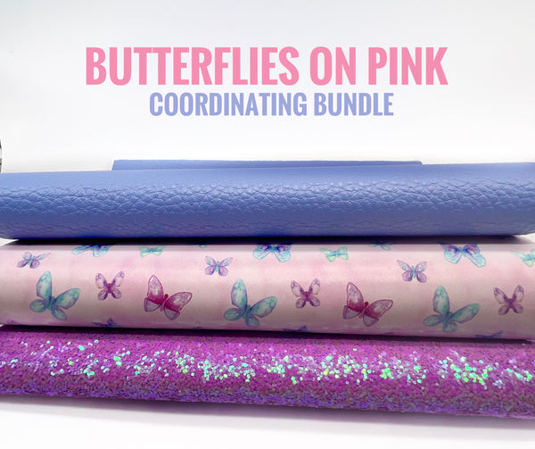 Butterflies on Pink Co-ordinating Bundle