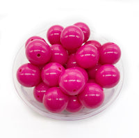 20mm Chunky / Bubblegum Beads - SOLID COLOURS