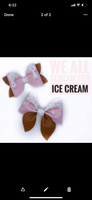 Ice Cream Drip - Custom GG Print Smooth Faux Leather