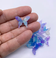 Resin Butterfly embellishments.