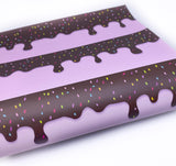 Ice Cream Drip - Custom GG Print Smooth Faux Leather
