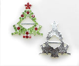 50% OFF! - Rhinestone Christmas Tree Buckle Sliders.