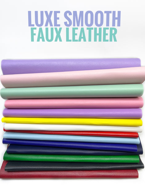 Luxe Smooth Faux Leathers