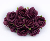 Mulberry Paper Roses 2cm