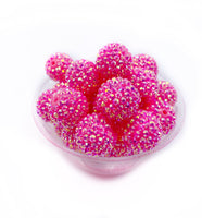 20mm Chunky / Bubblegum Beads - RHINESTONE