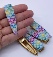 50% OFF! Were $5.20/ now $2.60 - Exclusive Custom Printed Acrylic Top Deluxe Alligator Clips