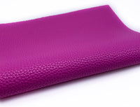 Magenta Litchi Faux Leather