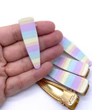 50% OFF! Were $5.20/ now $2.60 - Exclusive Custom Printed Acrylic Top Deluxe Alligator Clips