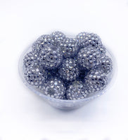 20mm Chunky / Bubblegum Beads - RHINESTONE