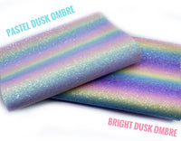 Pastel Dusk Ombre Luxe Felt Backed Chunky Glitter