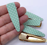 50% OFF! Were $5.20/ now $2.60 - Exclusive Custom Printed Acrylic Top Deluxe Alligator Clips