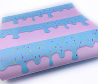 Ice Cream Drip - Custom GG Print Smooth Faux Leather