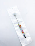 Beadable Pens - Printed / Patterned Designs 2pcs with bags