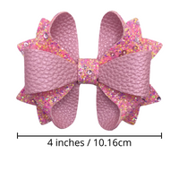 Sweetheart Bow - Large. 4 inch / 10.16cm TEMPLATE