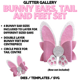 Bunny Set DIGITAL DOWNLOAD / SVG