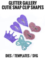Exlusive GG Cutie Snap Clip Shapes - DIGITAL DOWNLOAD (SVG)