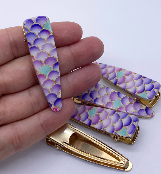50% OFF! Were $5.20/ now $2.60 - Exclusive Custom Printed Acrylic Top Deluxe Alligator Clips