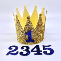 Unisex Large Crown with Numbers Die