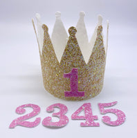 Unisex Large Crown with Numbers - Digital Download SVG