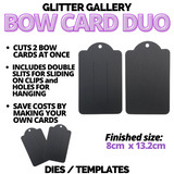 Bow Display Card TEMPLATE
