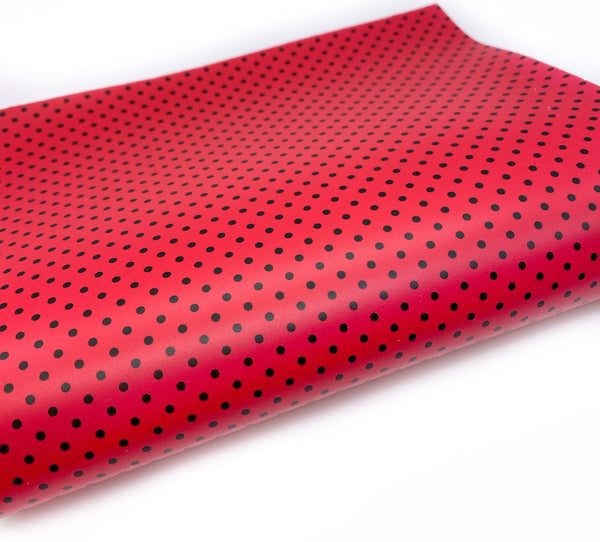 Ladybug Dot - Exclusive GG Print Smooth Faux Leather