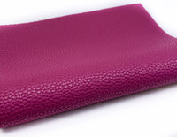 Boysenberry Litchi Faux Leather