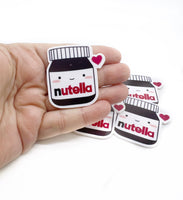 Nutella Love Printed Planar Resins - 5pcs