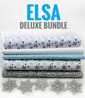 Elsa Co-ordinating Sheets and Snowflakes Deluxe Bundle
