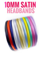 10mm Satin Headbands