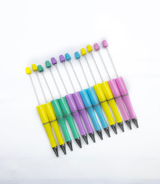 Beadable Pens - Candy Colours 12pc BUNDLE - SAVE $8!