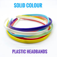 8mm Plastic Headbands (with teeth)