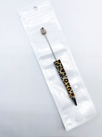 Beadable Pens - Printed / Patterned Designs 2pcs with bags
