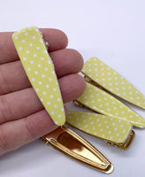 50% OFF! Were $5.20/ now $2.60 - Exclusive Custom Printed Acrylic Top Deluxe Alligator Clips