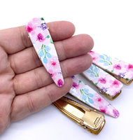 50% OFF! Were $5.20/ now $2.60 - Exclusive Custom Printed Acrylic Top Deluxe Alligator Clips